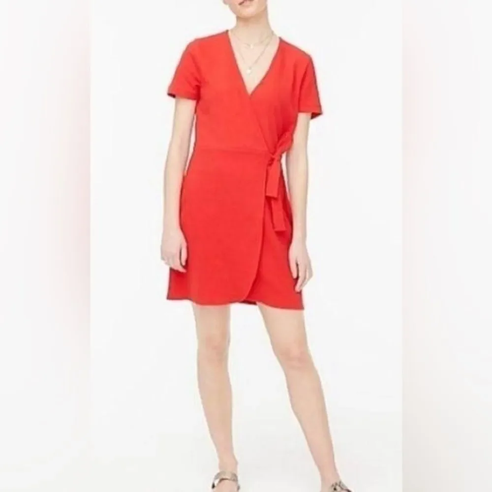 J. Crew Factory Textured Knit Wrap Dress Size XS